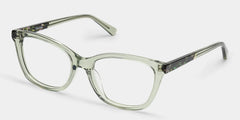 Cassia Green Rectangle Glasses