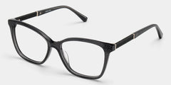 Finnian Square Black Glasses