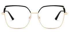 Shayla Square Black Glasses