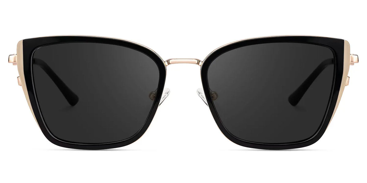 Juniper Rectangle Black Sunglasses