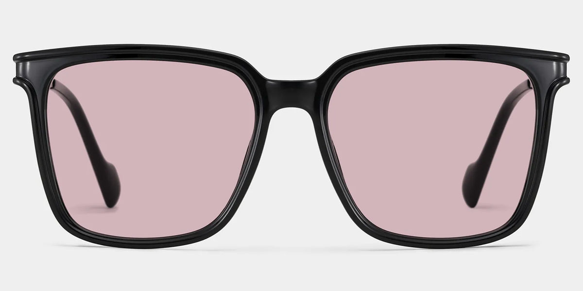 Zeyna Square Black Sunglasses