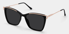 Krystle Square Black Glasses