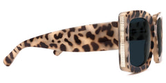 Yael Square Light-Tortoise Sunglasses