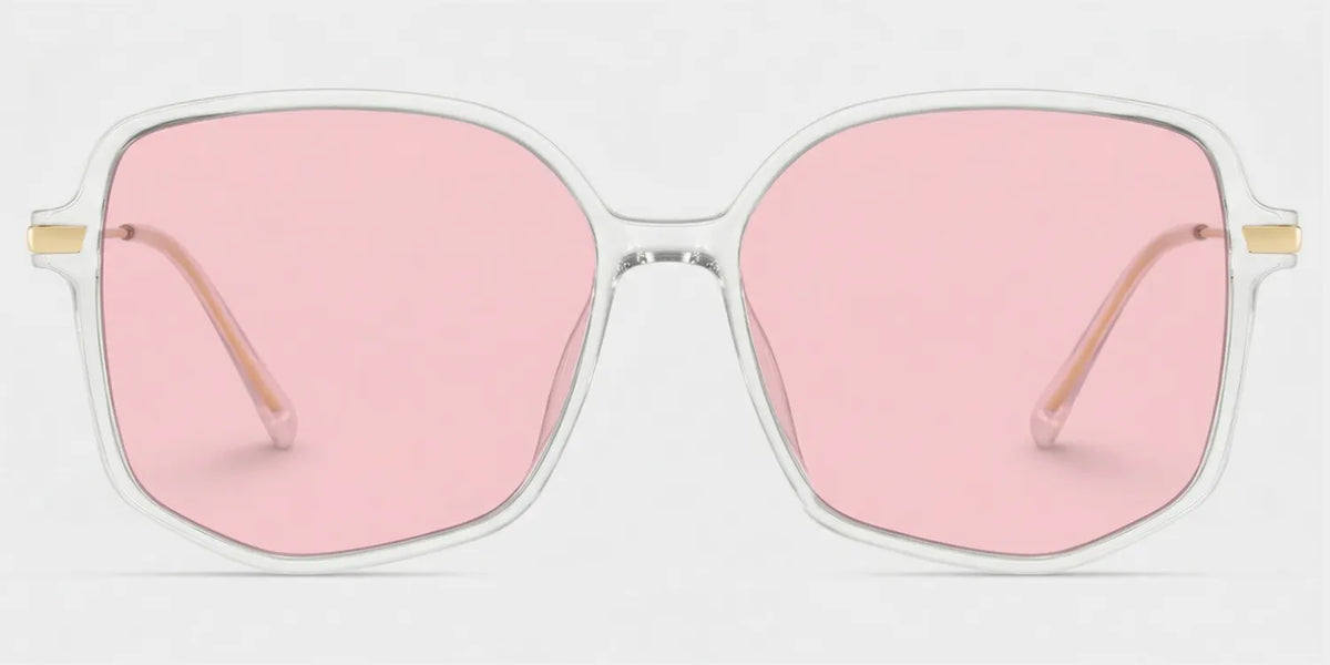 Payton Geometric Clear Glasses