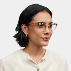 Ellis Browline Tortoise Glasses