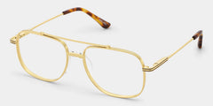 Poppy Gold Aviator Glasses