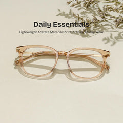 Vilmarie Square Beige Glasses