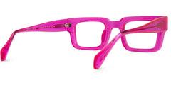 Glaucia Square Bright-Pink Glasses