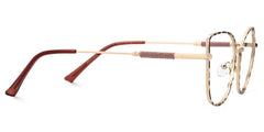 Seisay Cateye Black-Gold Glasses