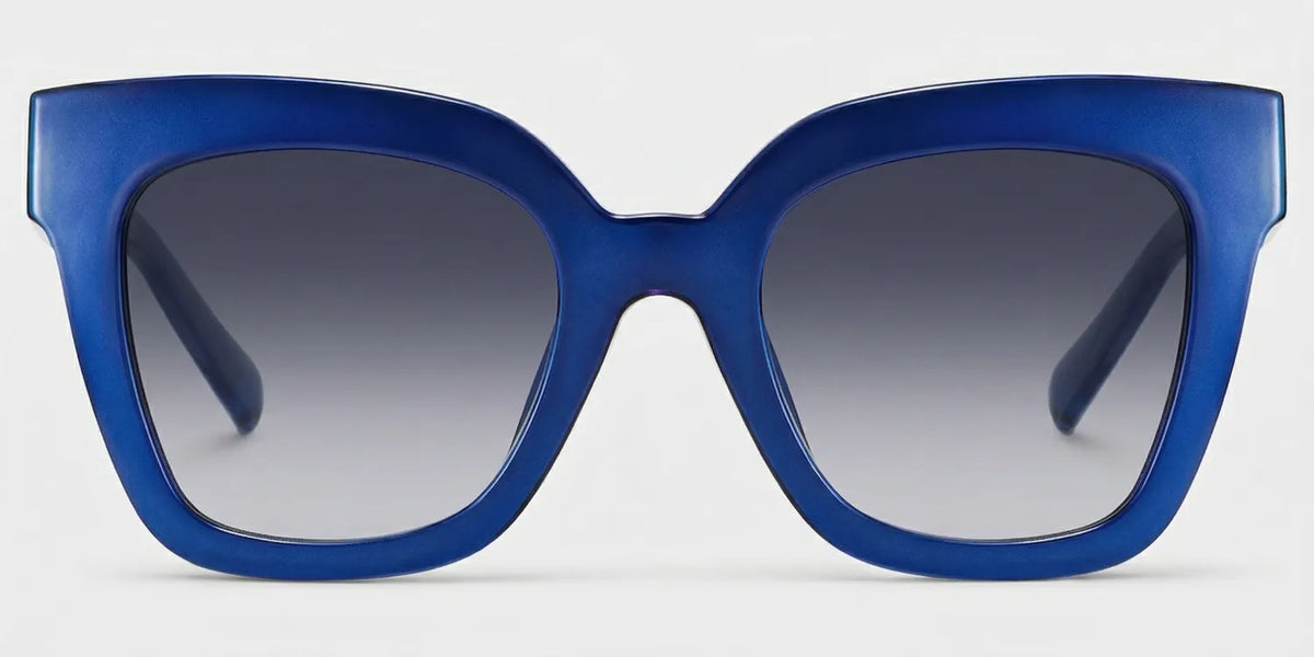 Malcolm Square Blue Glasses