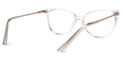 Brandi Cateye Clear Glasses