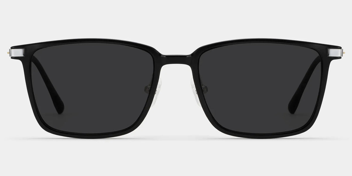 Ivonne Rectangle Black Glasses