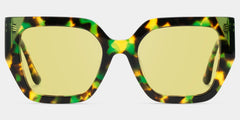 Viva Square Green Tortoise Glasses