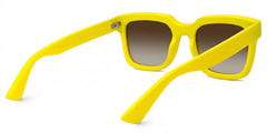 Liizbeett Square Yellow Glasses