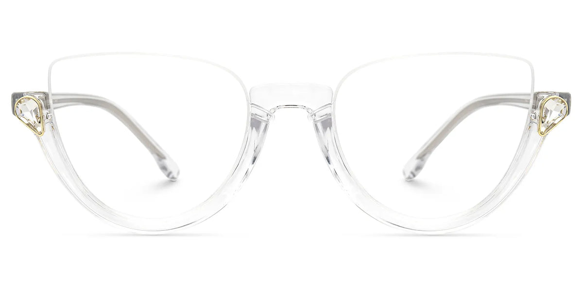 Felicia Cat Eye Clear Glasses