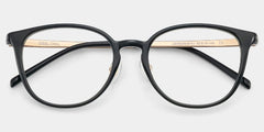 Amanda Rectangle Black Glasses