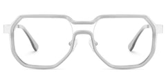 Hype Geometric Silver Glasses