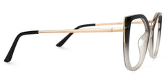 Tabrieah Cateye Gray-Black Glasses