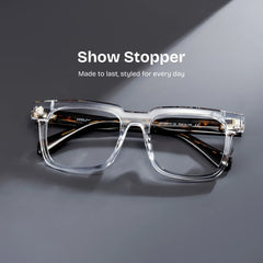 Connor Rectangle Clear Glasses
