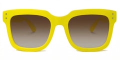 Liizbeett Square Yellow Glasses