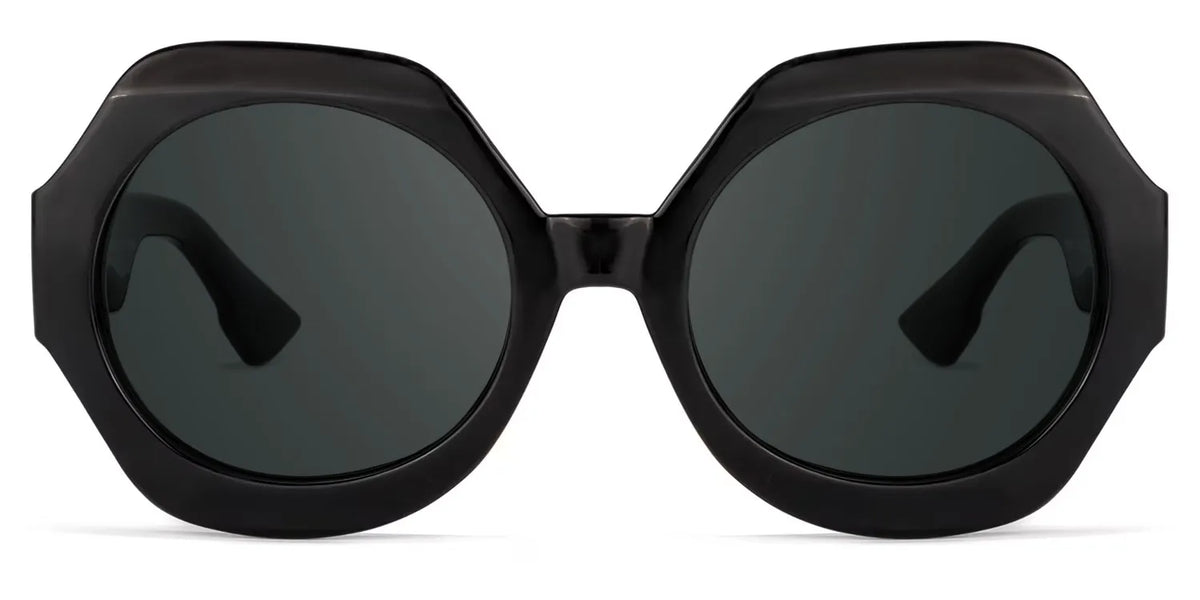 Geoffrey Geometric Black Glasses