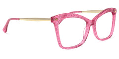 Isaebella Butterfly Bright-Pink Glasses
