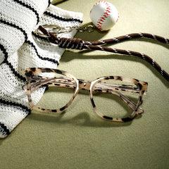 Sage Rectangle Tortoise Glasses