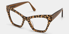 Ansyah Cateye Leopard Glasses