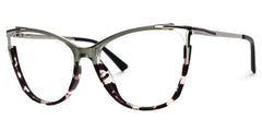 Yomary Cateye Two-Tone Glasses