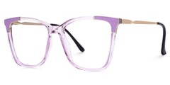 Roshavia Square Purple Glasses