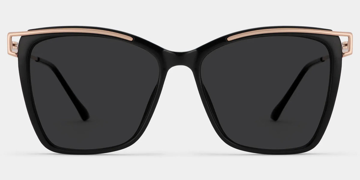 Krystle Square Black Glasses