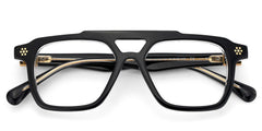 Mercurio Aviator Black Glasses