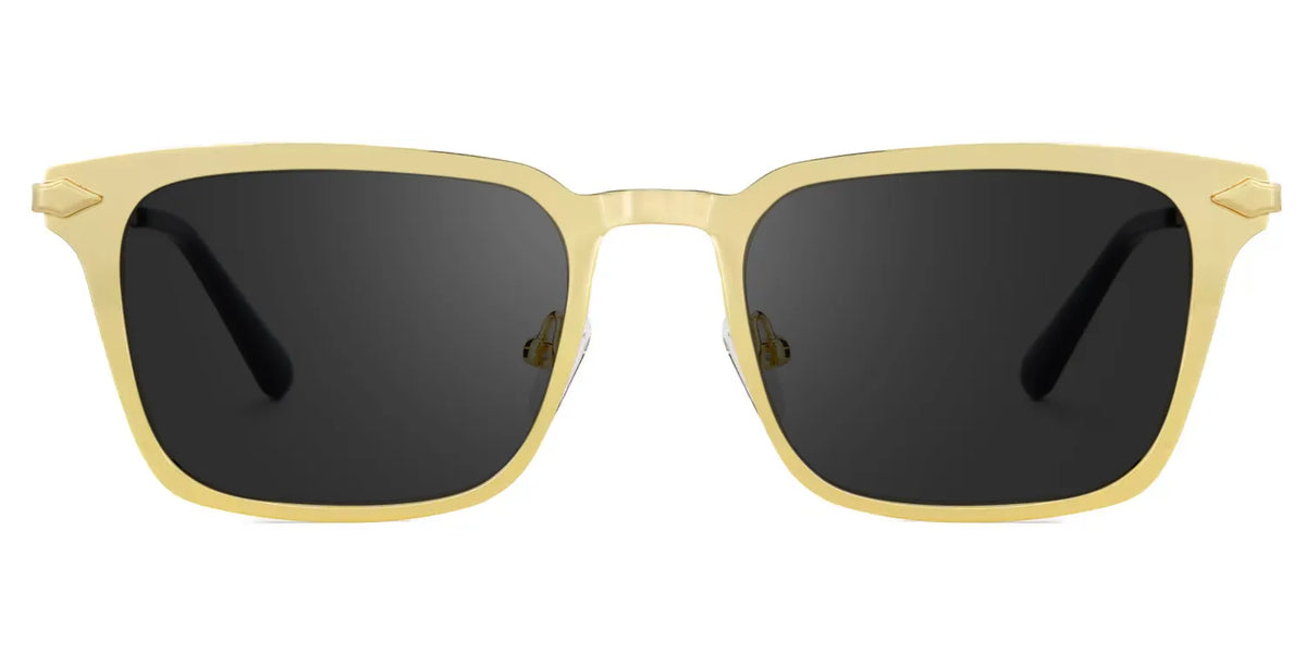 Chaney Rectangle Gold Sunglasses