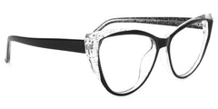 Tarun Cateye Black Glasses