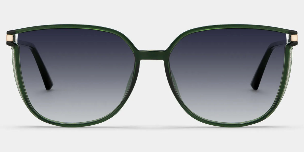 Rodz Square Dark-Green Sunglasses