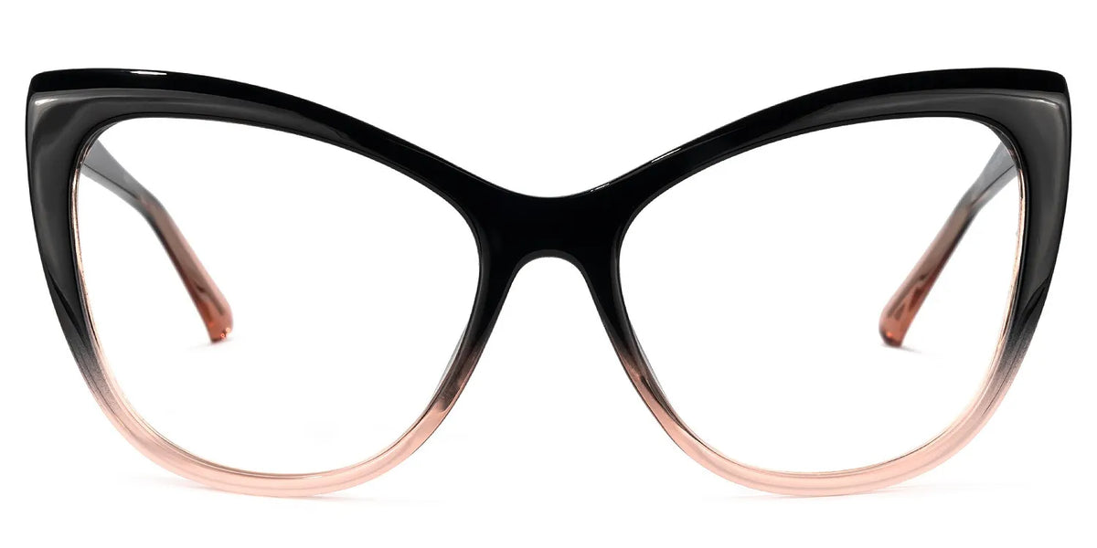 Shelby Cateye Black-Pink Glasses