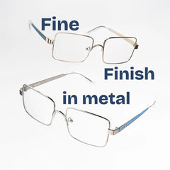 Gavin Rectangle Gold Glasses