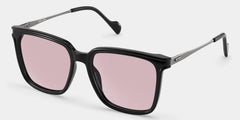 Zeyna Square Black Sunglasses