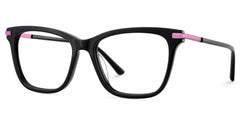 Eliot Rectangle Black Glasses