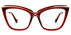 Winston Butterfly Red Glasses