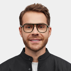 Kilworth Aviator Green Glassess