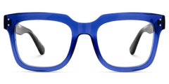 Liizbeett Square Blue Glasses