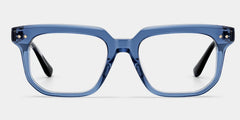 Michael Square Blue Glasses