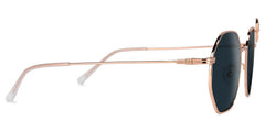 Kaitlyn Geometric Rose-Gold Sunglasses