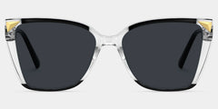 Shelia Butterfly Black Clear Glasses