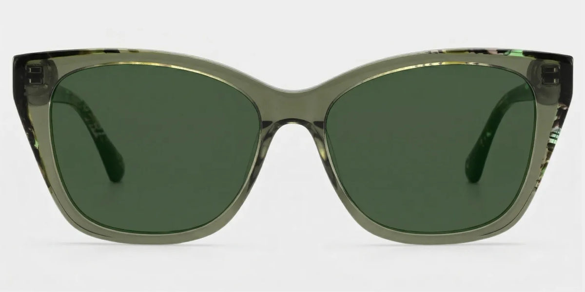 Maple Green Butterfly Glasses