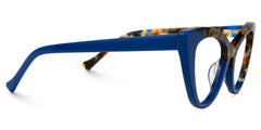 Maxine Cateye Blue Glasses
