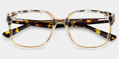 Siner Square Beige Glasses