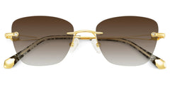 Seth Rectangle Gold Glasses