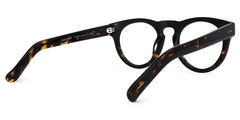 Malloy Round Black and Tortoise Glasses